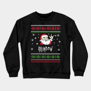 rainbow santa metal Crewneck Sweatshirt